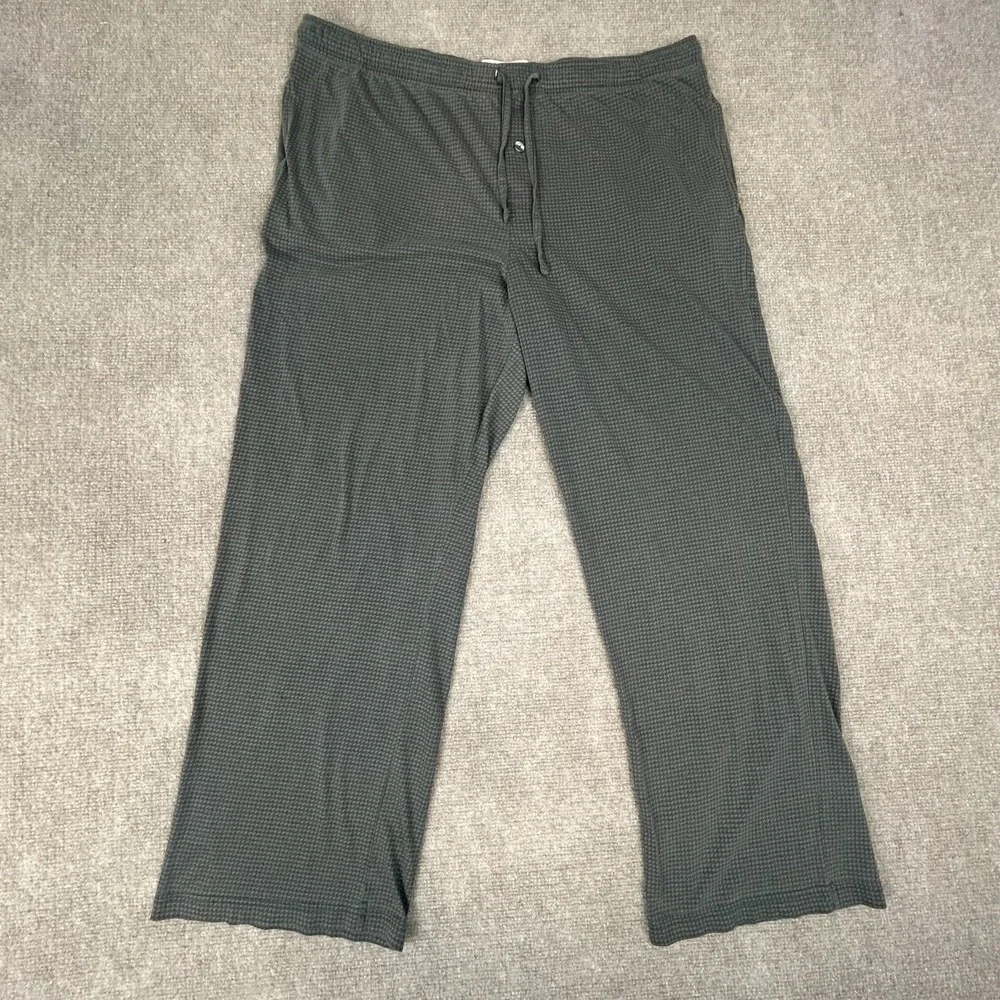Merona Sleepwear Pajama Pants Mens Large Gray Houndstooth Loungewear Drawstring